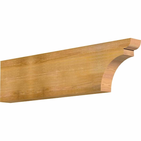 Ekena Millwork Yorktown Rough Sawn Rafter Tail, Western Red Cedar, 4"W x 12"H x 48"L RFT04X12X48YOR00RWR